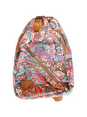 Baosha Women's Floral Sling Bag, Crossbody Bag, Shoulder Bag, Backpack, Purse